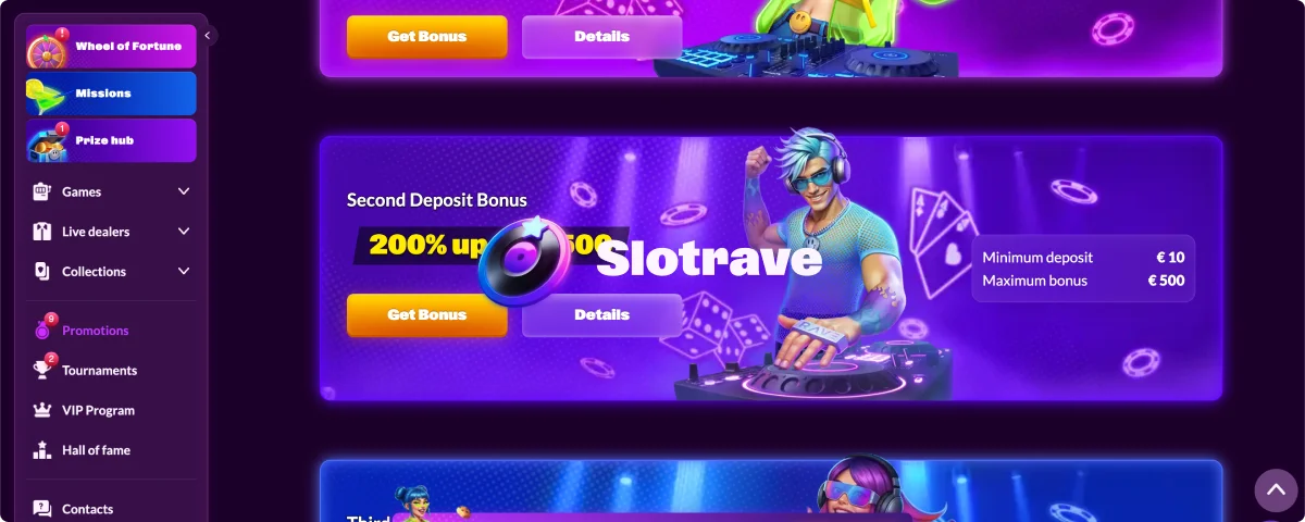 Slotrave Mobile Plattform Slotrave Mobile Plattform